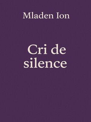 cover image of Le Cri du Silence